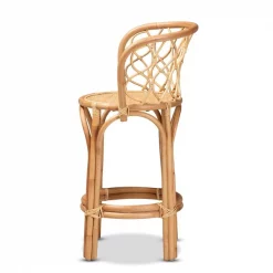 Baxton Studio Diana Modern and Contemporary Natural Finished Rattan Counter Stool -Kitchen & Dining Furniture Sales Store Wholesale20Interiors20Inc 11877xx3xxfe1f6f