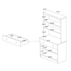 Baxton Studio Agni Modern and Contemporary Oak Brown Finished Wood Buffet and Hutch Kitchen Cabinet -Kitchen & Dining Furniture Sales Store Wholesale20Interiors20Inc 11985xx9xx8e9ee7