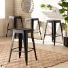 Baxton Studio Horton ModernIndustrial Black Finished Metal 4-Piece Stackable Counter Stool Set -Kitchen & Dining Furniture Sales Store Wholesale20Interiors20Inc 12043xx6xx3206a8