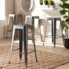 Baxton Studio Horton ModernIndustrial Grey Finished Metal 4-Piece Stackable Bar Stool Set -Kitchen & Dining Furniture Sales Store Wholesale20Interiors20Inc 12048xx6xxf74f0e