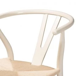 Baxton Studio Paxton Modern & Contemporary White Finished Wood Bar Stool, PK2 -Kitchen & Dining Furniture Sales Store Wholesale20Interiors20Inc 12341xx4xxa224ab