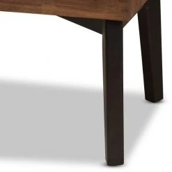 Baxton Studio Selena Mid-Century Modern Brown Wood 3-Door Sideboard Buffet -Kitchen & Dining Furniture Sales Store Wholesale20Interiors20Inc 7635xx6