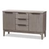 Baxton Studio Nash Rustic Platinum Wood 3-Drawer Sideboard Buffet -Kitchen & Dining Furniture Sales Store Wholesale20Interiors20Inc 7643xx1