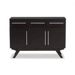 Baxton Studio Ashfield Espresso Brown Finished Wood 3-Drawer Sideboard -Kitchen & Dining Furniture Sales Store Wholesale20Interiors20Inc 7978xx3