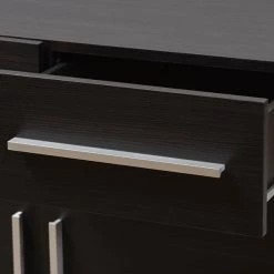 Baxton Studio Ashfield Espresso Brown Finished Wood 3-Drawer Sideboard -Kitchen & Dining Furniture Sales Store Wholesale20Interiors20Inc 7978xx6