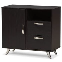 Baxton Studio Warwick Modern Espresso Brown Finished Wood Sideboard