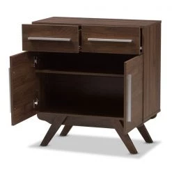 Baxton Studio Ashfield Mid-Century Modern Walnut Brown Finished Wood Sideboard -Kitchen & Dining Furniture Sales Store Wholesale20Interiors20Inc 8015xx2