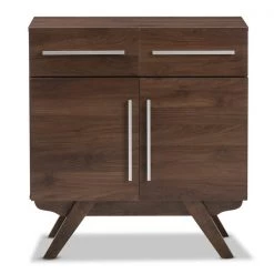 Baxton Studio Ashfield Mid-Century Modern Walnut Brown Finished Wood Sideboard -Kitchen & Dining Furniture Sales Store Wholesale20Interiors20Inc 8015xx3