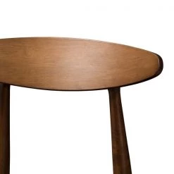 Baxton Studio Flora Black Faux Leather Upholstered Walnut Finished Bar Stool, PK2 -Kitchen & Dining Furniture Sales Store Wholesale20Interiors20Inc 8074xx4