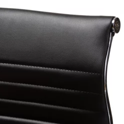 Baxton Studio Giorgio Black Upholstered Chrome-Finished Steel Counter Stool, PK2 -Kitchen & Dining Furniture Sales Store Wholesale20Interiors20Inc 9122xx4