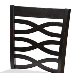 Baxton Studio Lanier Gray Upholstered Espresso Finished Wood Pub Chair, PK2 -Kitchen & Dining Furniture Sales Store Wholesale20Interiors20Inc 9600xx4