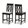 Baxton Studio Darcie Grey Upholstered Espresso Finished 2-Piece Counter Stool Set -Kitchen & Dining Furniture Sales Store Wholesale20Interiors20Inc 9775xx1
