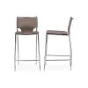 Baxton Studio Montclare Taupe Bonded Leather Upholstered Modern Counter Stool, PK2 -Kitchen & Dining Furniture Sales Store Wholesale20Interiors20Inc ALCxx1083xx65xx20Taupexx1