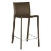 Baxton Studio Crawford Brown Leather Counter Height Stool, PK2 -Kitchen & Dining Furniture Sales Store Wholesale20Interiors20Inc ALCxx1822Axx65xx20Brown