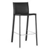 Baxton Studio Crawford Black Leather Bar Stool, PK2 -Kitchen & Dining Furniture Sales Store Wholesale20Interiors20Inc ALCxx1822Axx75xx20Black