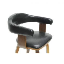 Baxton Studio Quigley Walnut And Black Modern Counter Stool -Kitchen & Dining Furniture Sales Store Wholesale20Interiors20Inc SDxx2222xx9xx20WalnutBlack4