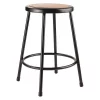 Nps Round Stool, Height Range 24", Masonite Board Black -Kitchen & Dining Furniture Sales Store Z o6IymcpEx