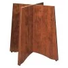 Lorell Essentials Table Base, 31.5 W, 35 L, 3.9 H, Wood Top, Cherry