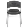 Iceberg Cafe Chair, Graphite -Kitchen & Dining Furniture Sales Store Z qN50pcpEx
