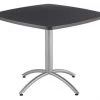 Iceberg Square CafÃ©Worksâ„¢ Table, Graphite Granite - 36" Square x 29"H, 36" W, 36" L, 29" H, Graphite