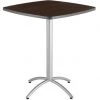 Iceberg Square CafÃ©Worksâ„¢ Table, Walnut - 36" Square x 42"H, 36" W, 36" L, 42" H, Laminated Melamine Top -Kitchen & Dining Furniture Sales Store Z qN6tpcpEx