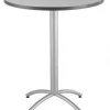 Iceberg Round CafÃ©Worksâ„¢ Table, Walnut - 36" Round x 42"H, 36" W, 42" H, Laminated Melamine Top, Walnut -Kitchen & Dining Furniture Sales Store Z qN6ukcpEx