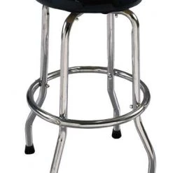 Traxion Round Stool, Height Range 30", Steel Black -Kitchen & Dining Furniture Sales Store Z06NB fo5oz