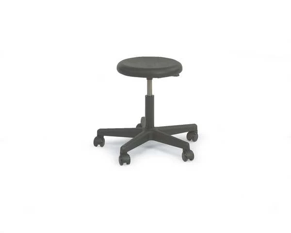 Bevco Polyurethane Backless Stool w/ casters, 16-21" St Ht. 4 Bevco Polyurethane Backless Stool w/ casters, 16-21" St Ht. - Image 2
