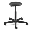 Bevco Polyurethane Backless Stool, 20-27" St Ht., Casters