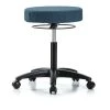 Blue Ridge Ergonomics Bench Stool, Med, Fabric, Casters, Blu -Kitchen & Dining Furniture Sales Store Z0twJ0hcpIx