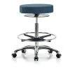 Blue Ridge Ergonomics Bench Stool, Hi, Fabric, Chrom, CF, Cstr, Blu 2 Blue Ridge Ergonomics Bench Stool, Hi, Fabric, Chrom, CF, Cstr, Blu -Kitchen & Dining Furniture Sales Store Z0twJ hcpIx