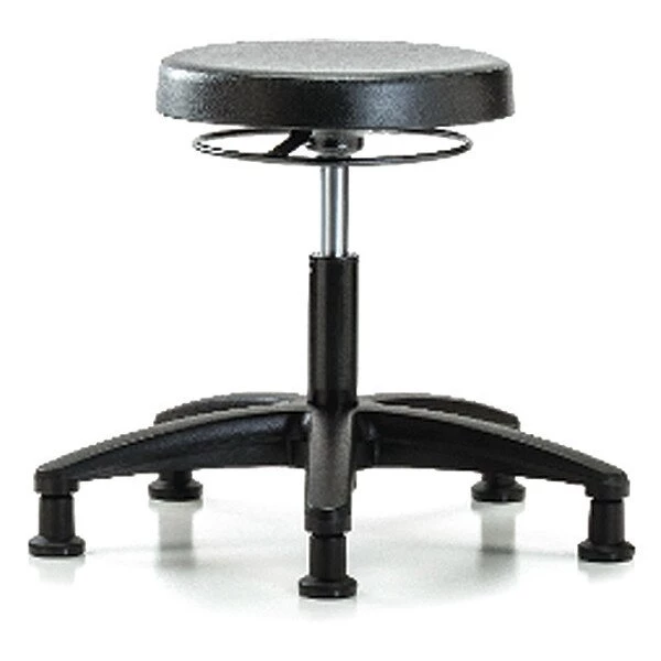 Blue Ridge Ergonomics Desk Stool, Poly, Glides 3 Blue Ridge Ergonomics Desk Stool, Poly, Glides
