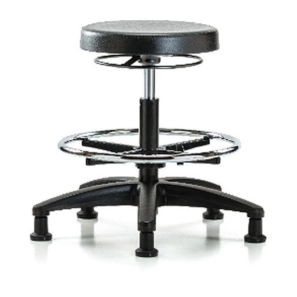 Blue Ridge Ergonomics Bench Stool, Med, Poly, CF, Glides 3 Blue Ridge Ergonomics Bench Stool, Med, Poly, CF, Glides