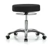 Blue Ridge Ergonomics Desk Stool, Chrome, Fabric, Casters, Blk -Kitchen & Dining Furniture Sales Store Z0twJwqcpIx