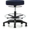Blue Ridge Ergonomics Bench Stool, Med, Fabric, CF, Glides, Nav -Kitchen & Dining Furniture Sales Store Z0twKtpcpIx