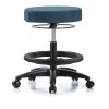 Blue Ridge Ergonomics Bench Stool, Med, Fabric, BF, Casters, Blu -Kitchen & Dining Furniture Sales Store Z0twKuicpIx