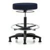 Blue Ridge Ergonomics Bench Stool, Hi, Fabric, CF, Glides, Nav -Kitchen & Dining Furniture Sales Store Z0twKvpcpIx
