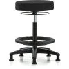 Blue Ridge Ergonomics Bench Stool, Hi, Fabric, BF, Glides, Blk -Kitchen & Dining Furniture Sales Store Z0twKwmcpIx