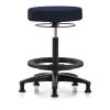 Blue Ridge Ergonomics Bench Stool, Hi, Fabric, BF, Glides, Nav -Kitchen & Dining Furniture Sales Store Z0twKwpcpIx