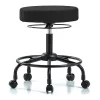 Blue Ridge Ergonomics Desk Stool, Fabric, RT, Casters, Blk -Kitchen & Dining Furniture Sales Store Z0twKxhcpIx