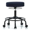 Blue Ridge Ergonomics Desk Stool, Fabric, RT, Casters, Nav -Kitchen & Dining Furniture Sales Store Z0twKxkcpIx