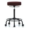Blue Ridge Ergonomics Bench Stool, Hi, Fabric, RT, Casters, Bur -Kitchen & Dining Furniture Sales Store Z0twKyqcpIx