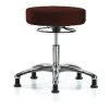 Blue Ridge Ergonomics Desk Stool, Vinyl, Chrome, Glides, Burg -Kitchen & Dining Furniture Sales Store Z0twLuocpIx