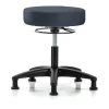 Blue Ridge Ergonomics Desk Stool, Vinyl, Glides, Nav