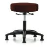 Blue Ridge Ergonomics Desk Stool, Vinyl, Glides, Burg