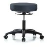 Blue Ridge Ergonomics Desk Stool, Vinyl, Casters, Nav