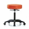 Blue Ridge Ergonomics Bench Stool, Med, Vinyl, Casters, Orange -Kitchen & Dining Furniture Sales Store Z0tx1wqcpIx