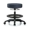 Blue Ridge Ergonomics Bench Stool, Med, Vinyl, BF, Casters, Nav -Kitchen & Dining Furniture Sales Store Z0tx3vlcpIx