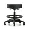 Blue Ridge Ergonomics Bench Stool, Med, Vinyl, BF, Glides, BLK -Kitchen & Dining Furniture Sales Store Z0tx3zncpIx