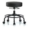 Blue Ridge Ergonomics Desk Stool, Vinyl, RT, Casters, BLK -Kitchen & Dining Furniture Sales Store Z0tx60pcpIx